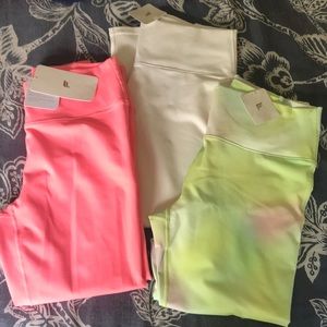 3 Pair Fabletics Leggings (NWT)